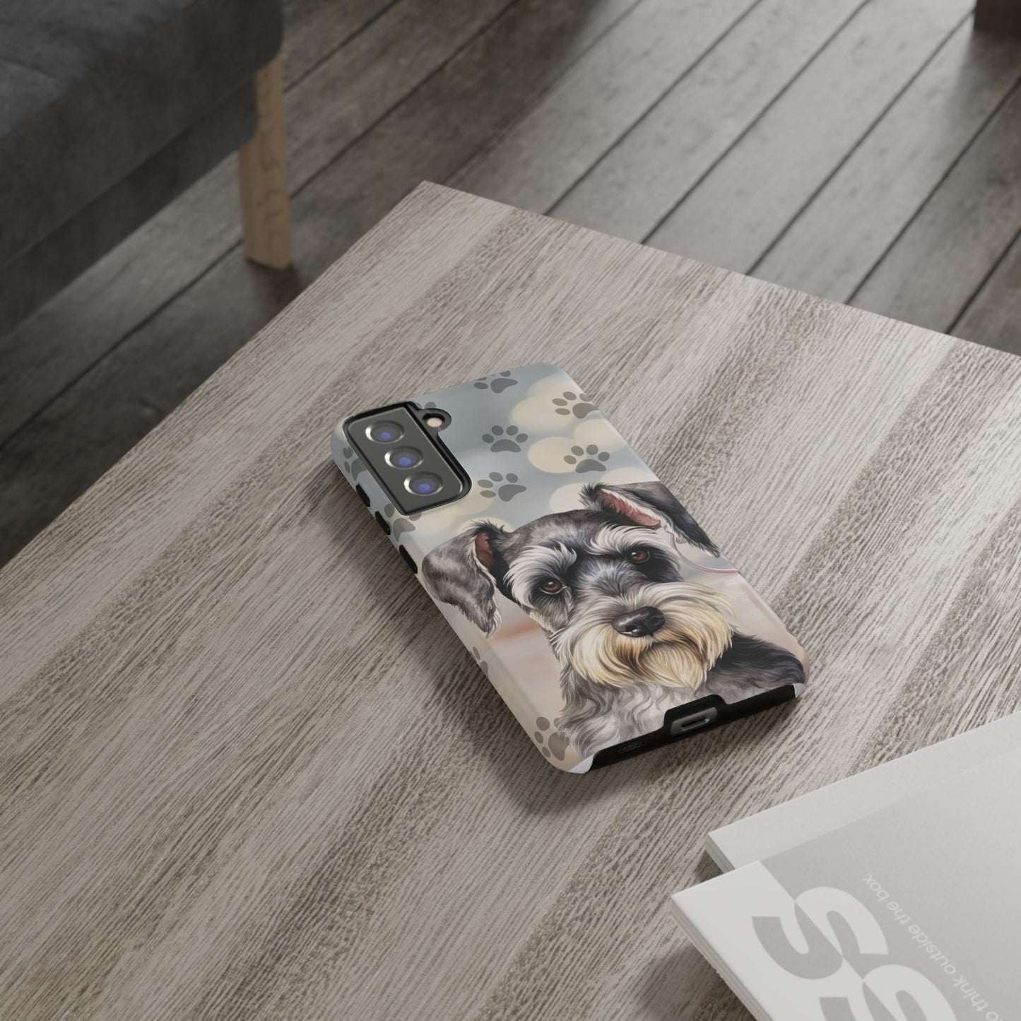 Miniature Schnauzer by Tough Cases (Apple iPhone, Samsung Galaxy, and Google Pixel)