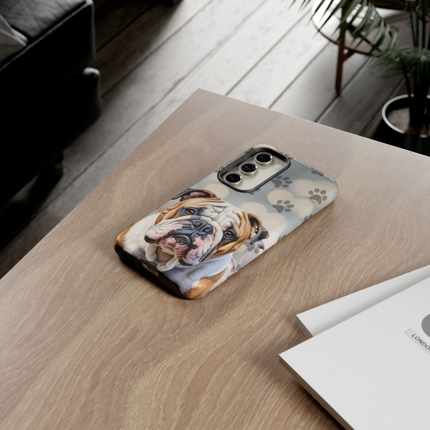 Bull Dog Phone Case by Tough Cases (Apple iPhone, Samsung Galaxy, and Google Pixel)