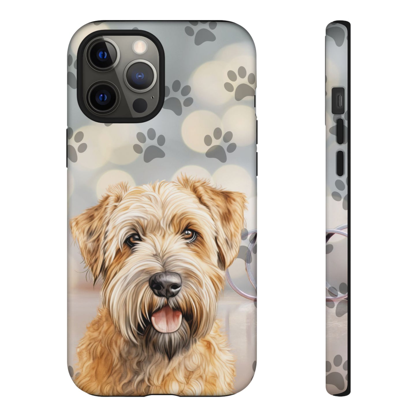 Self-Coated Wheaten Terrier by Tough Cases (Apple iPhone, Samsung Galaxy, and Google Pixel)