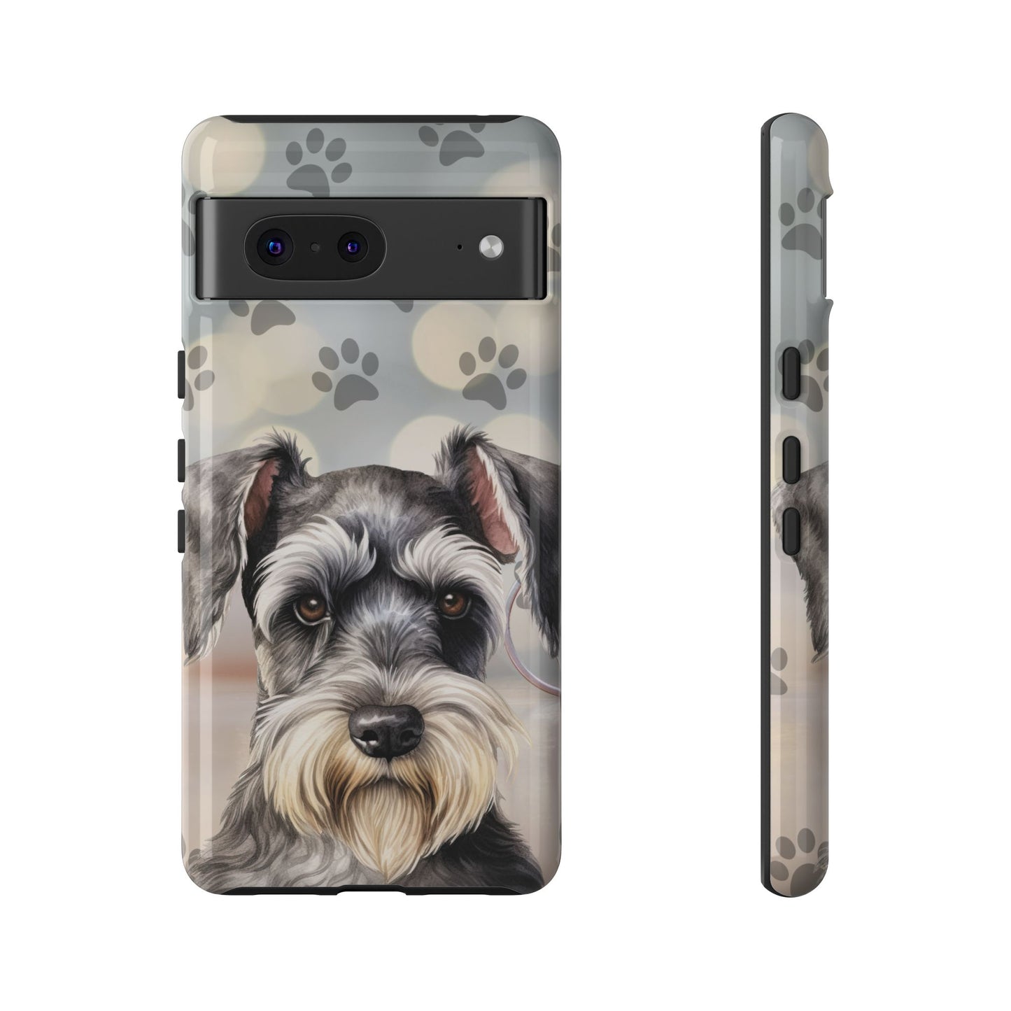 Miniature Schnauzer by Tough Cases (Apple iPhone, Samsung Galaxy, and Google Pixel)