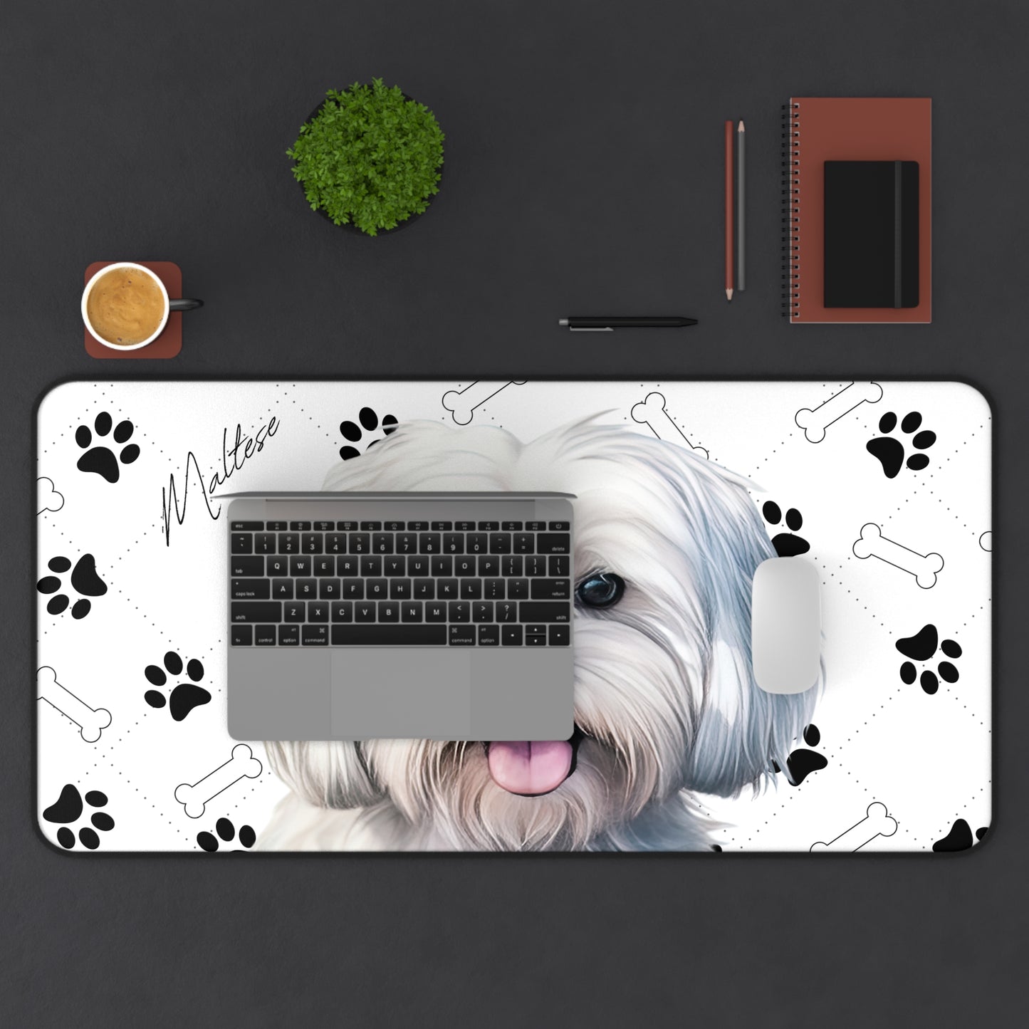 Maltese Desk Mat