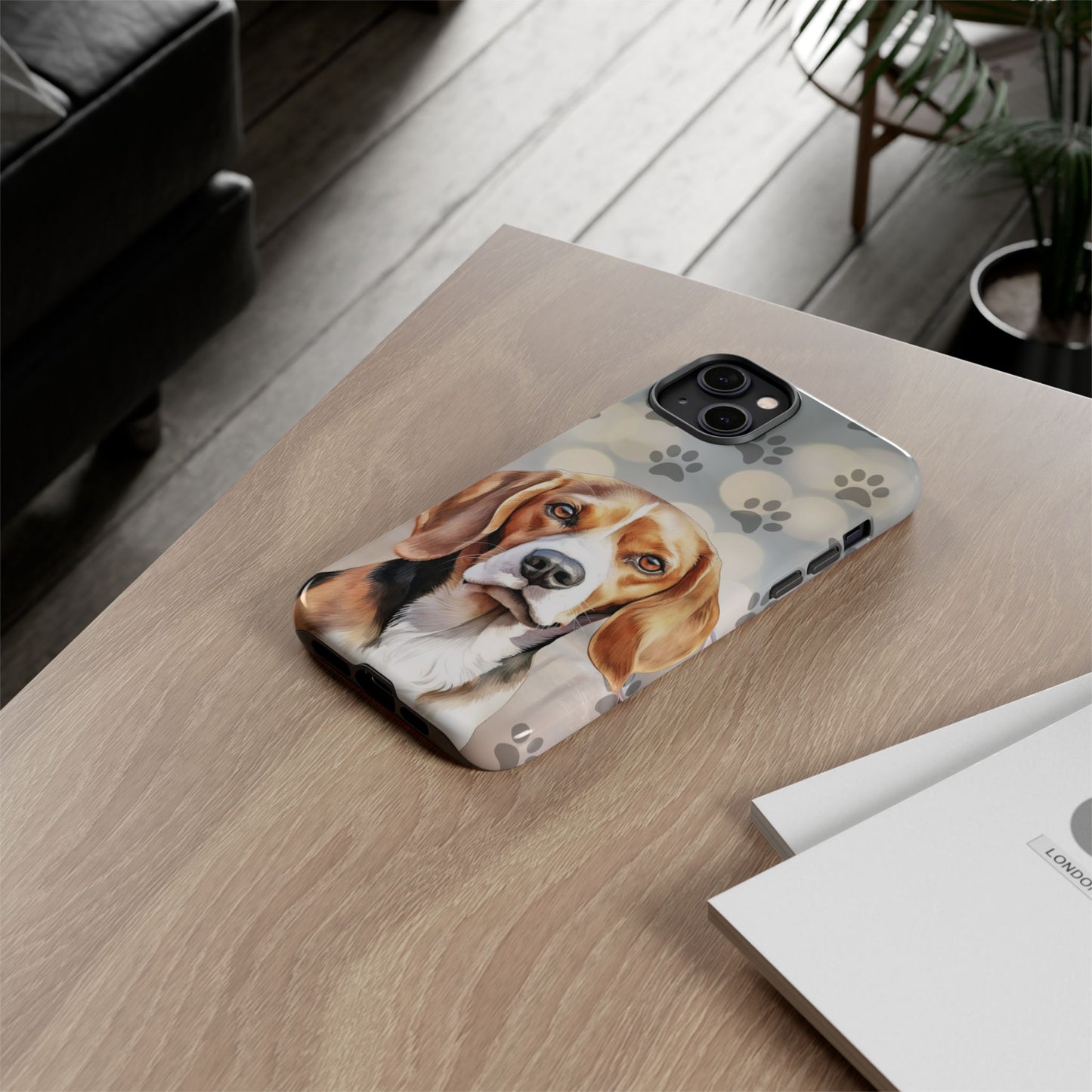 Beagle Phone Case by Tough Cases (Apple iPhone, Samsung Galaxy, and Google Pixel) Beagle