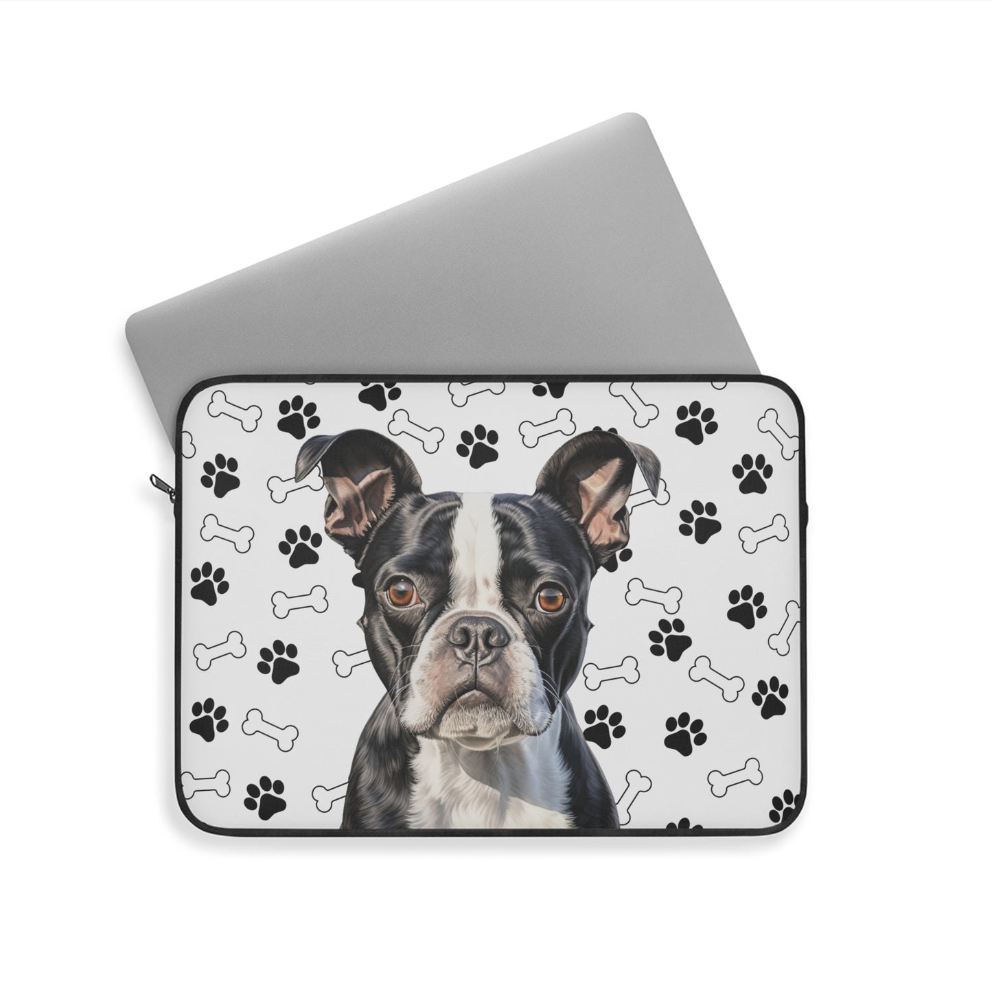 Boston Terrier Laptop Sleeve
