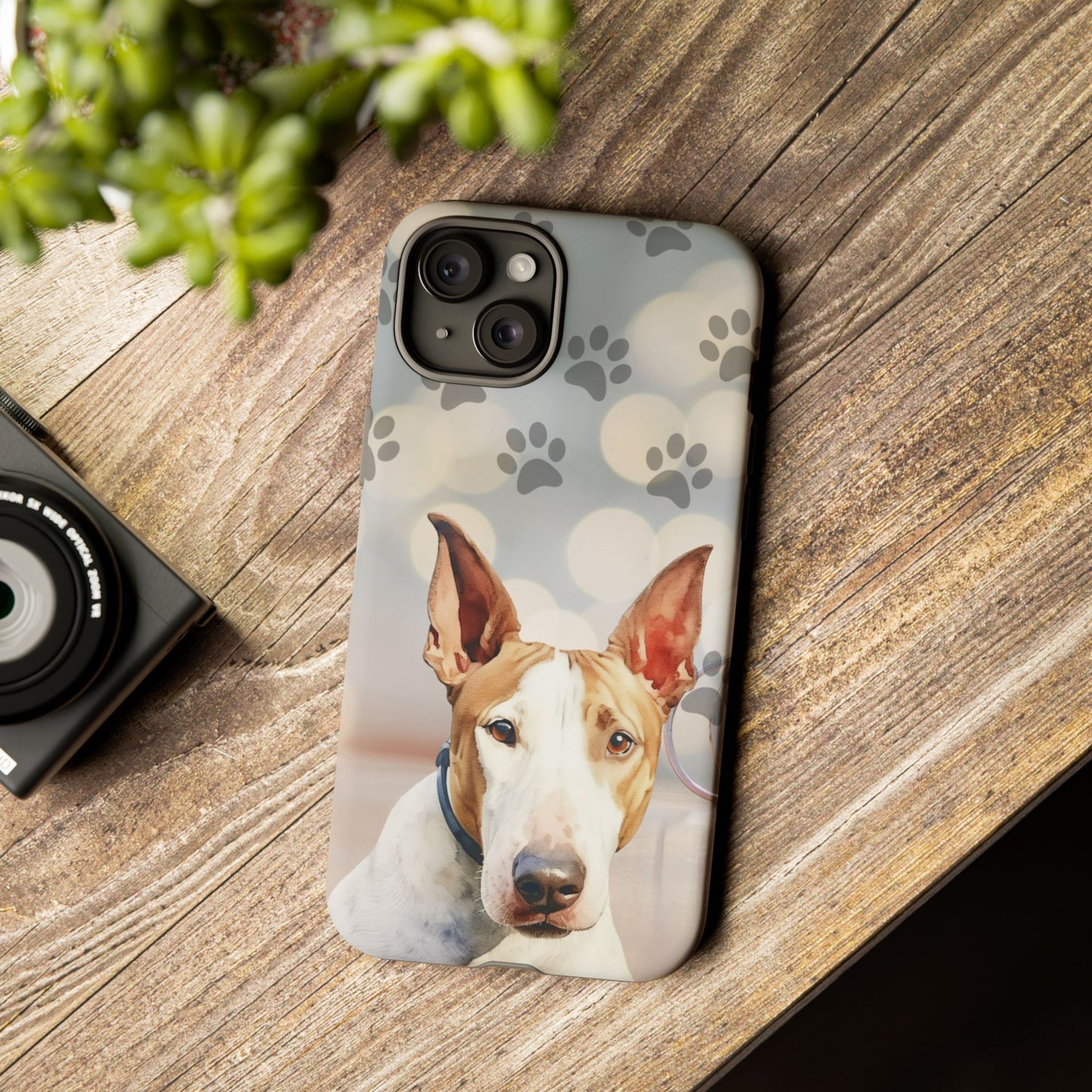 Bull Terrier Phone Case by Tough Cases (Apple iPhone, Samsung Galaxy, and Google Pixel)