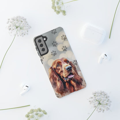 Irish Setter Phone Case by Tough Cases (Apple iPhone, Samsung Galaxy, and Google Pixel)