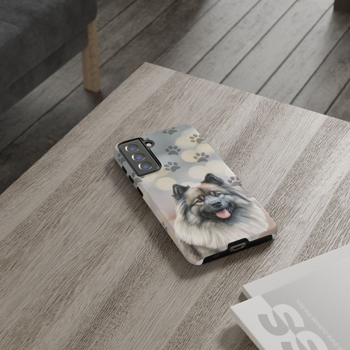 Keeshond Phone Case by Tough Cases ( Apple iPhone, Samsung Galaxy, and Google Pixel)