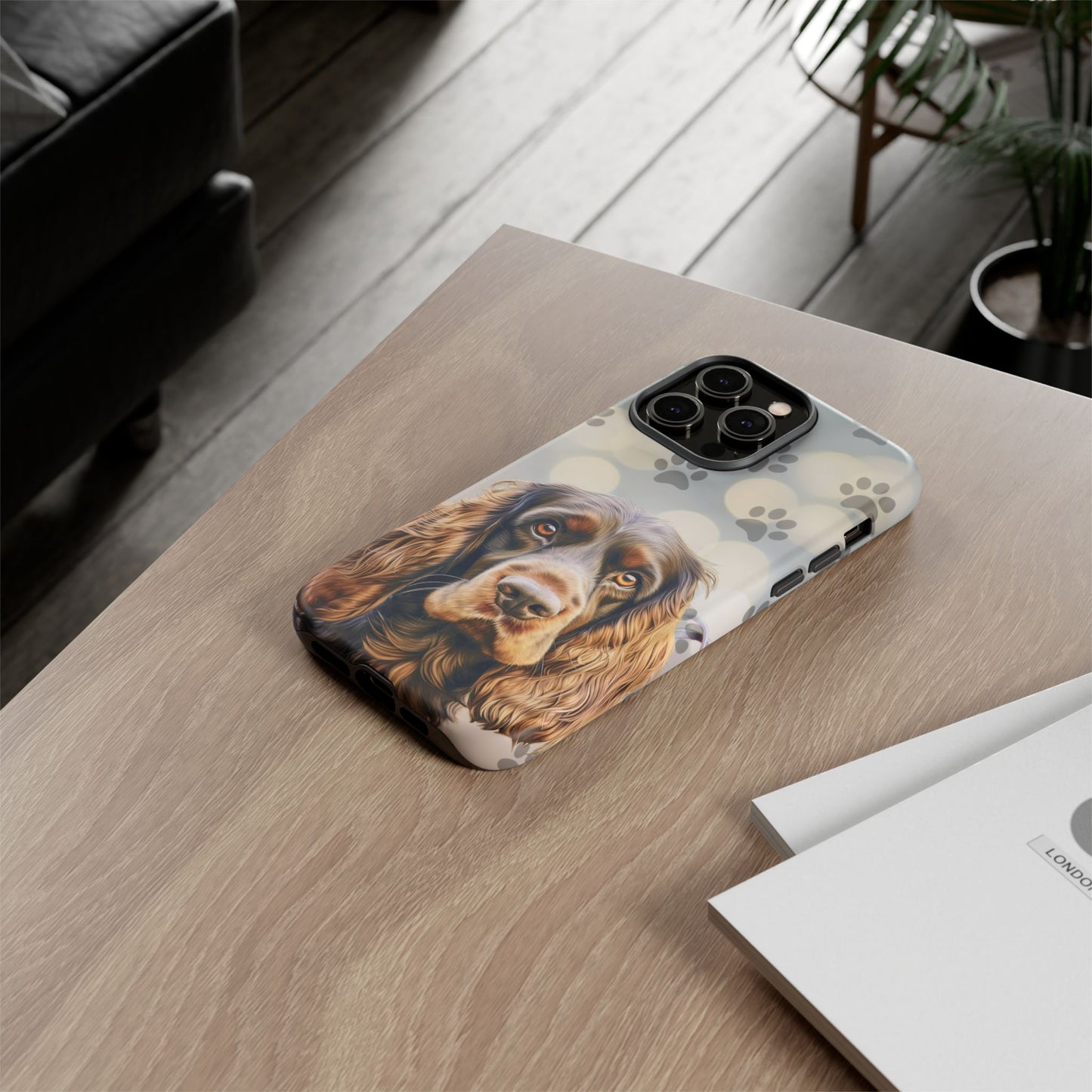 English Cocker Spaniel Phone Case by Tough Cases (Apple iPhone, Samsung Galaxy, and Google Pixel)