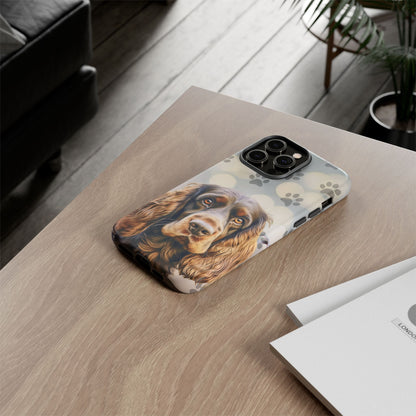 English Cocker Spaniel Phone Case by Tough Cases (Apple iPhone, Samsung Galaxy, and Google Pixel)
