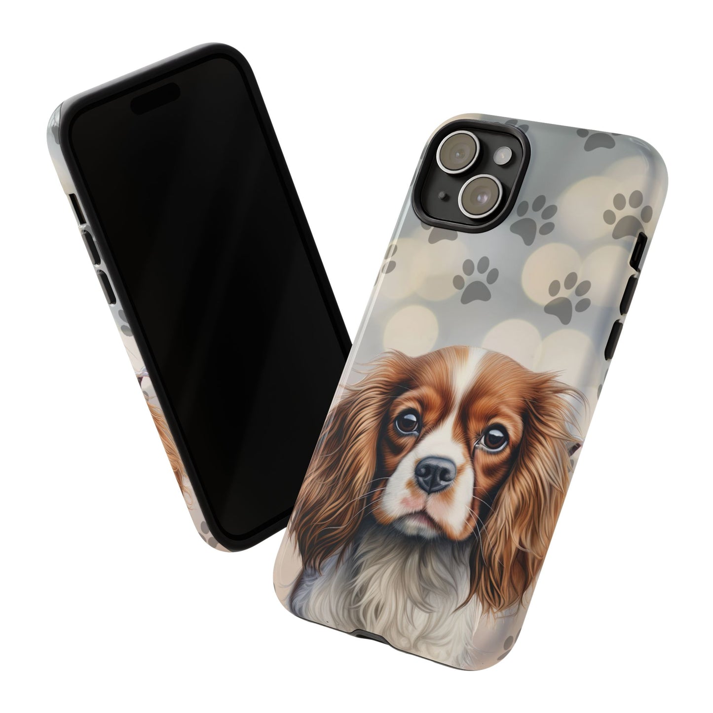 Cavalier King Charles Spaniel phone case by Tough Cases (Apple iPhone, Samsung Galaxy, and Google Pixel)