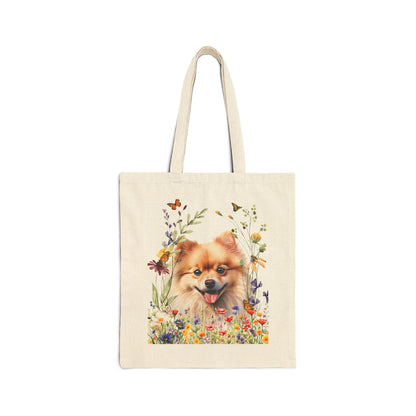 Pomeranian Canvas Tote Bag