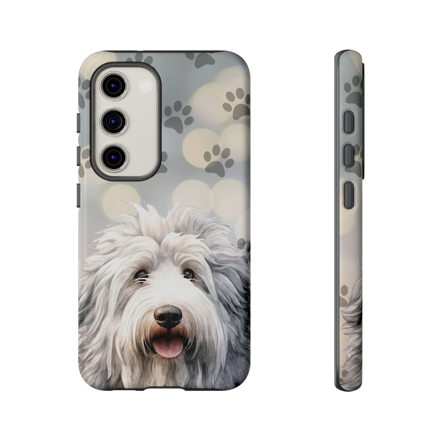 Old English Sheepdog by Tough Cases (Apple iPhone, Samsung Galaxy, and Google Pixel devices)