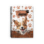 Pembroke Welsh Corgi Spiral Notebook - Ruled Line