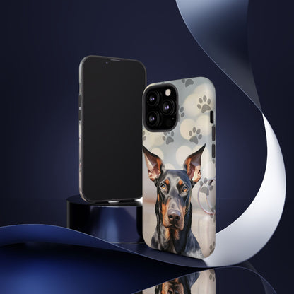 Doberman Phone Case by Tough Cases (Apple iPhone, Samsung Galaxy, and Google Pixel)