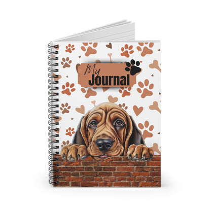 Bloodhound Spiral Notebook - Ruled Line