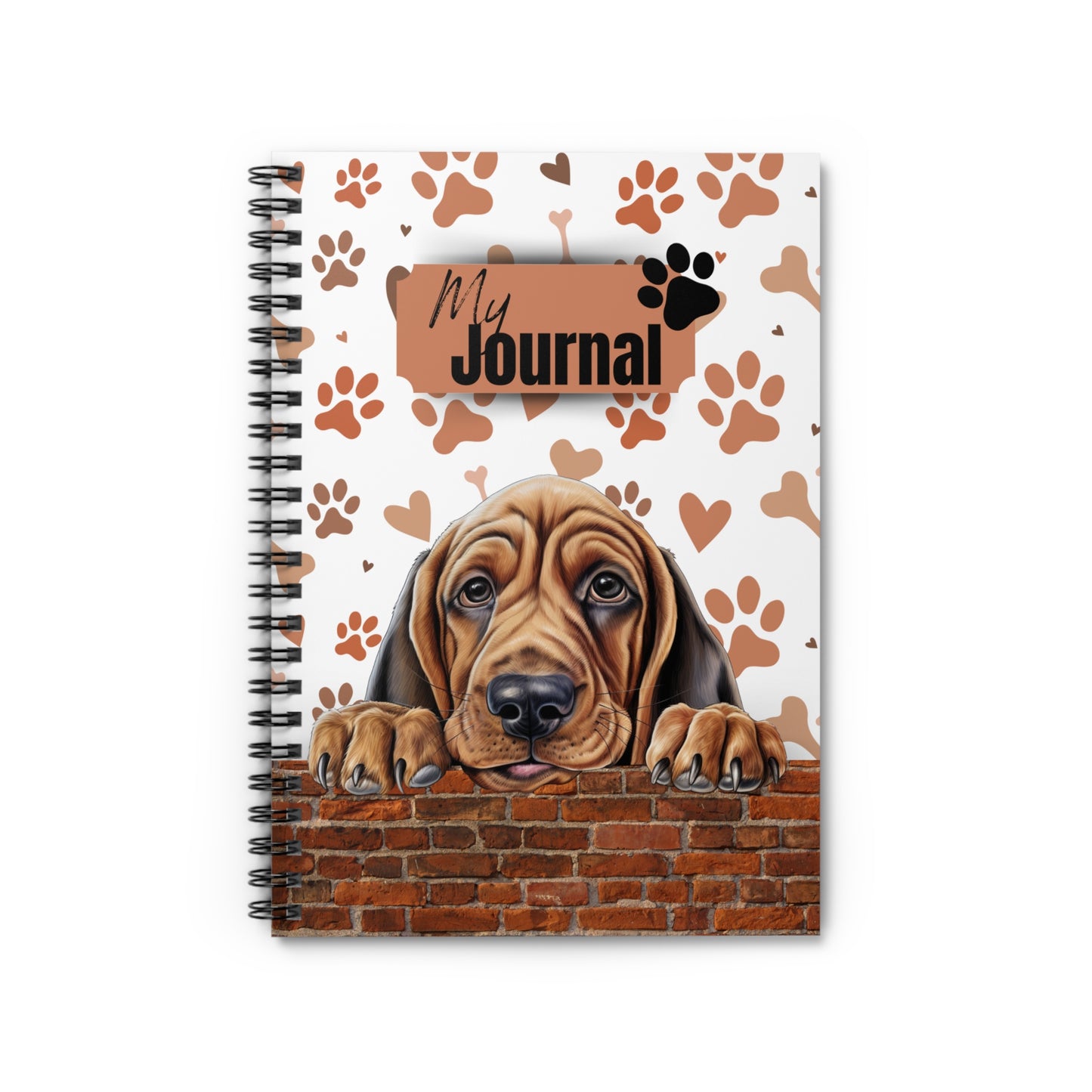 Bloodhound Spiral Notebook - Ruled Line