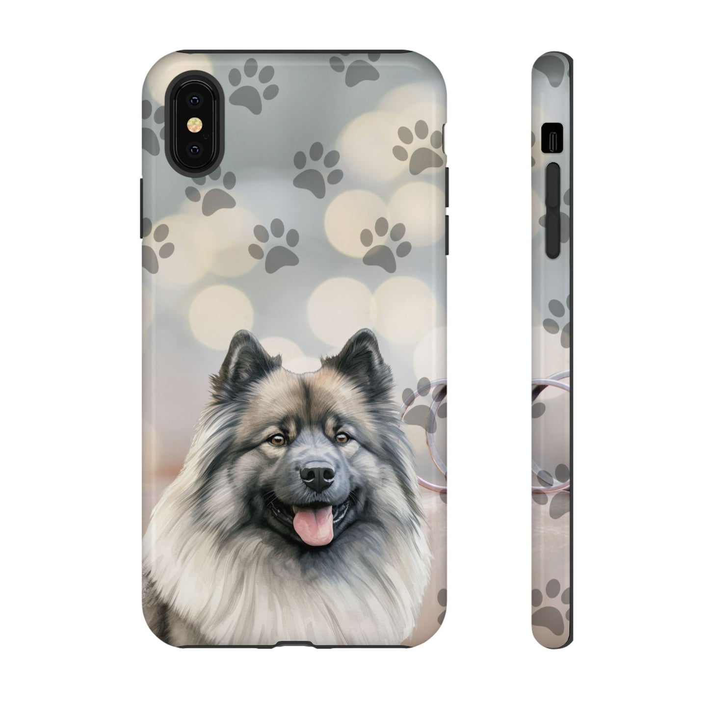 Keeshond Phone Case by Tough Cases ( Apple iPhone, Samsung Galaxy, and Google Pixel)