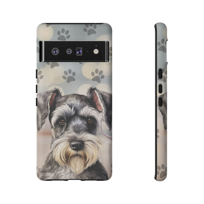 Miniature Schnauzer by Tough Cases (Apple iPhone, Samsung Galaxy, and Google Pixel)