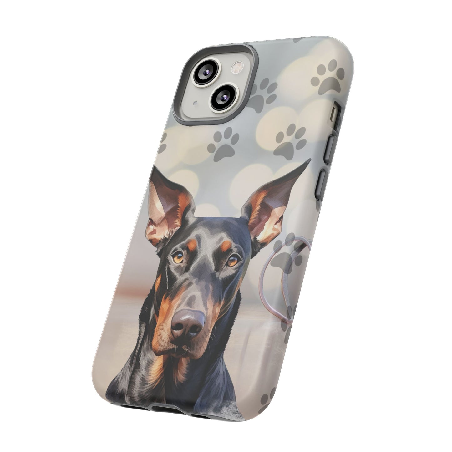 Doberman Phone Case by Tough Cases (Apple iPhone, Samsung Galaxy, and Google Pixel)