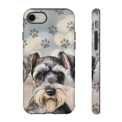 Miniature Schnauzer by Tough Cases (Apple iPhone, Samsung Galaxy, and Google Pixel)