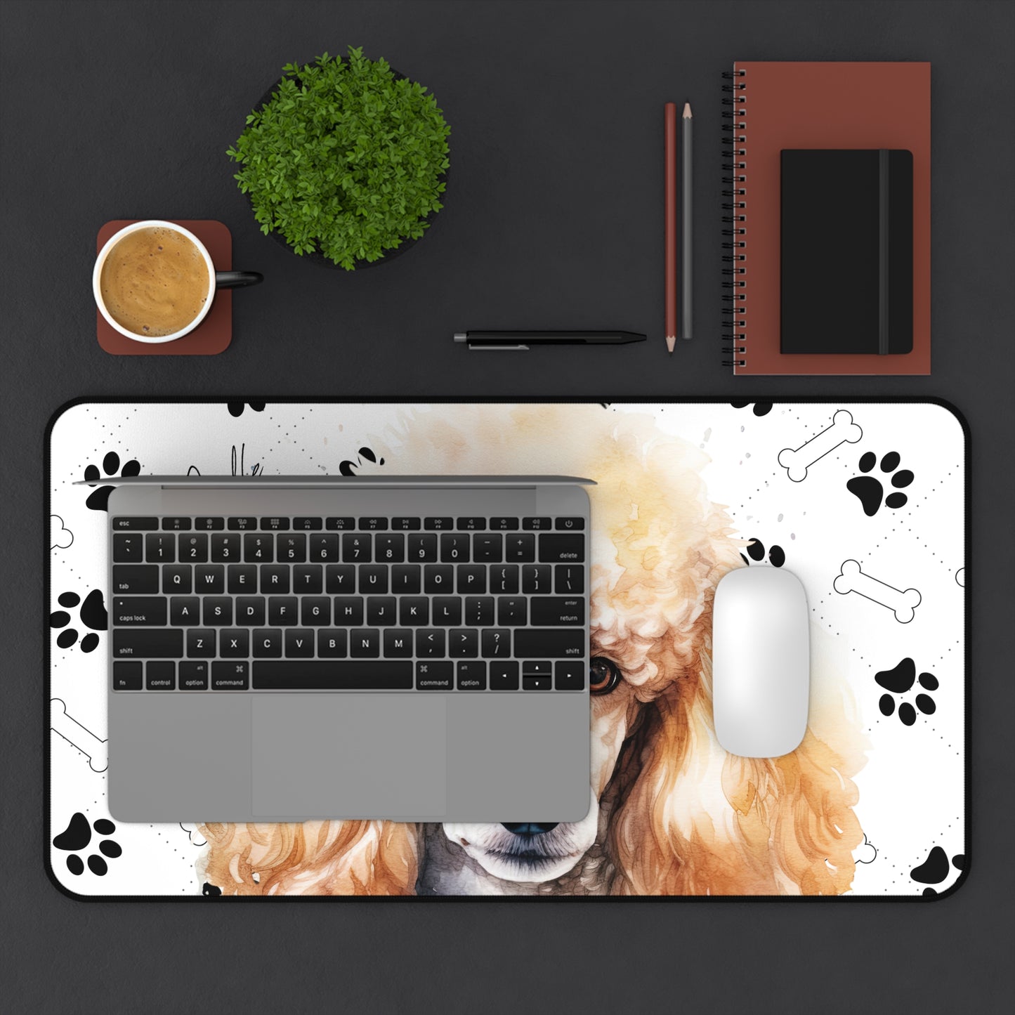 Poodle Desk Mat