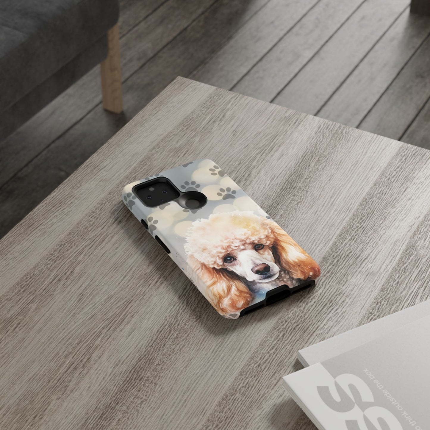 Poodle Phone Case by Tough Cases (Apple iPhone, Samsung Galaxy, and Google Pixel )