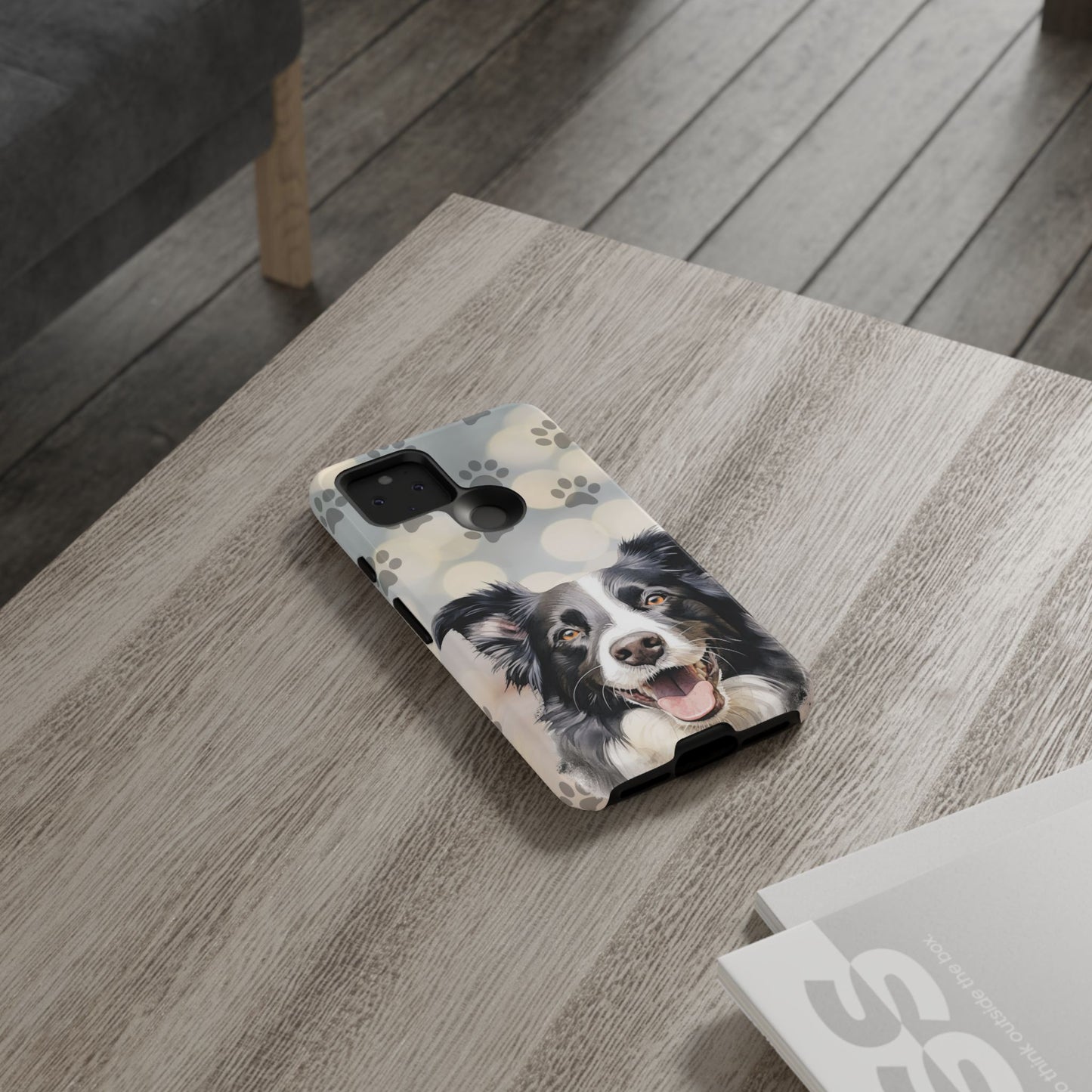 Border Collie Phone Case by Tough Cases (Apple iPhone, Samsung Galaxy, and Google Pixel)