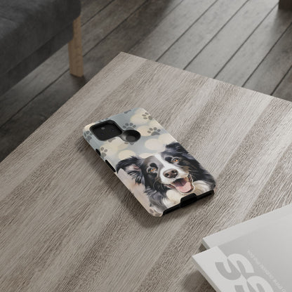 Border Collie Phone Case by Tough Cases (Apple iPhone, Samsung Galaxy, and Google Pixel)