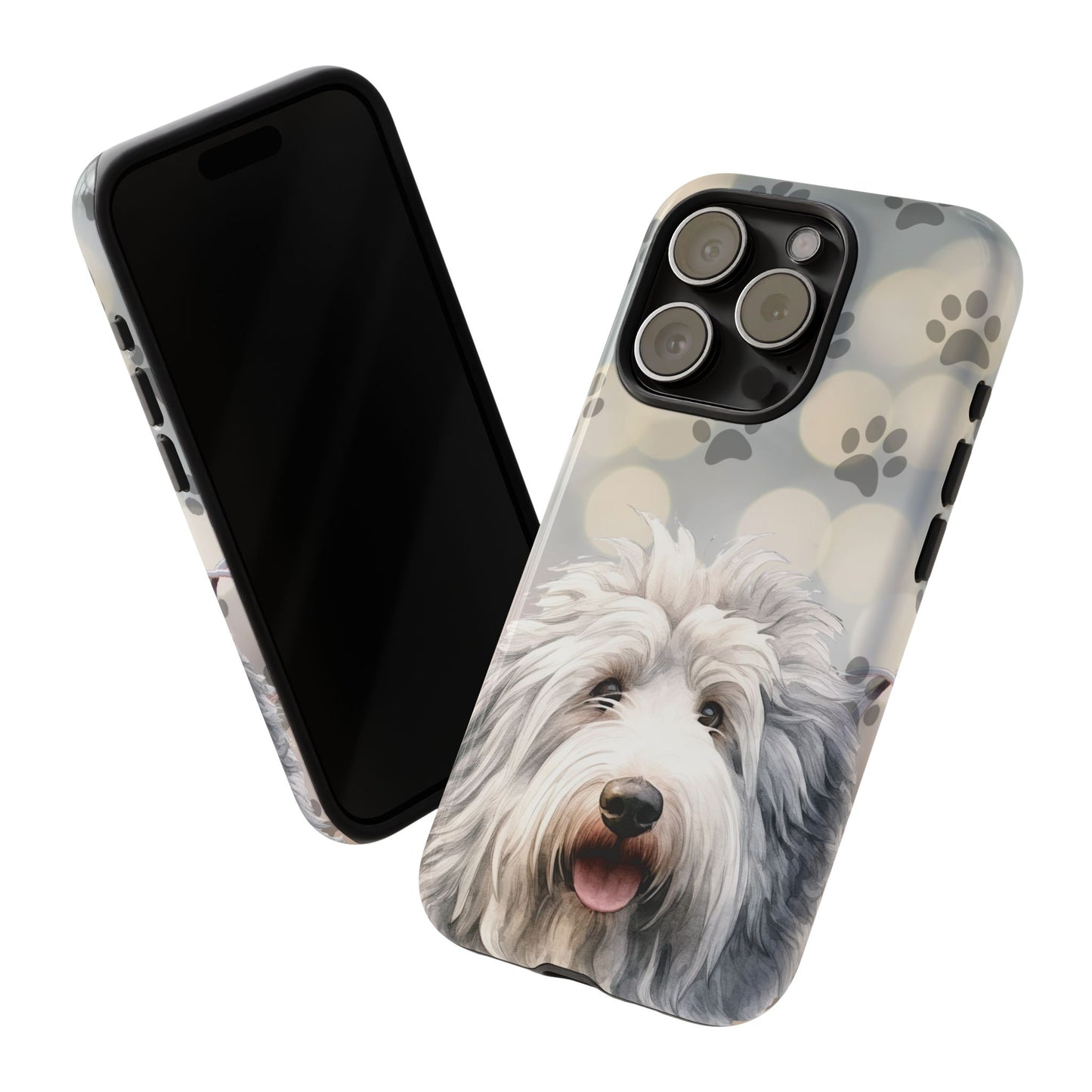 Old English Sheepdog by Tough Cases (Apple iPhone, Samsung Galaxy, and Google Pixel devices)