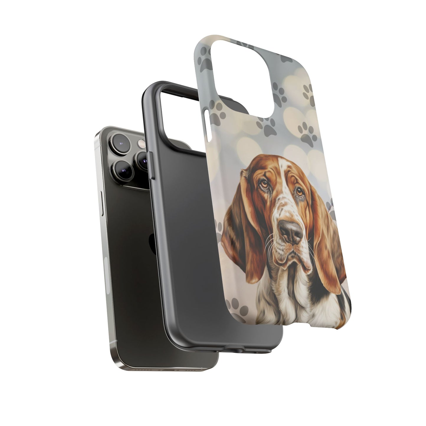 Basset Hound Phone Case by Tough Cases (Apple iPhone, Samsung Galaxy, and Google Pixel)