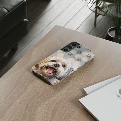 Lhasa Apso Phone Case by Tough Cases (Apple iPhone, Samsung Galaxy, and Google Pixel)