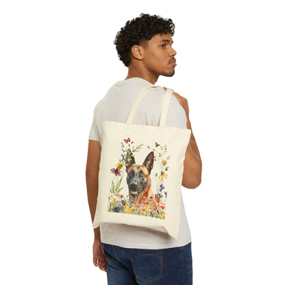 Belgian Malinois Canvas Tote Bag