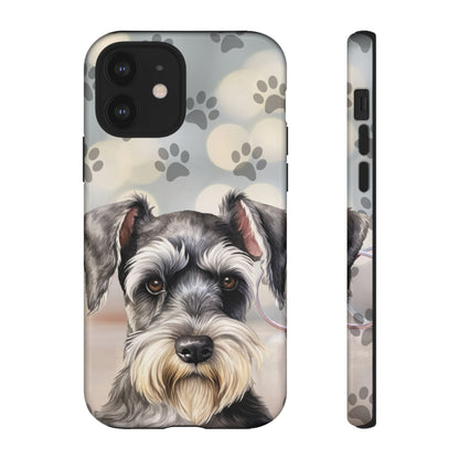 Miniature Schnauzer by Tough Cases (Apple iPhone, Samsung Galaxy, and Google Pixel)