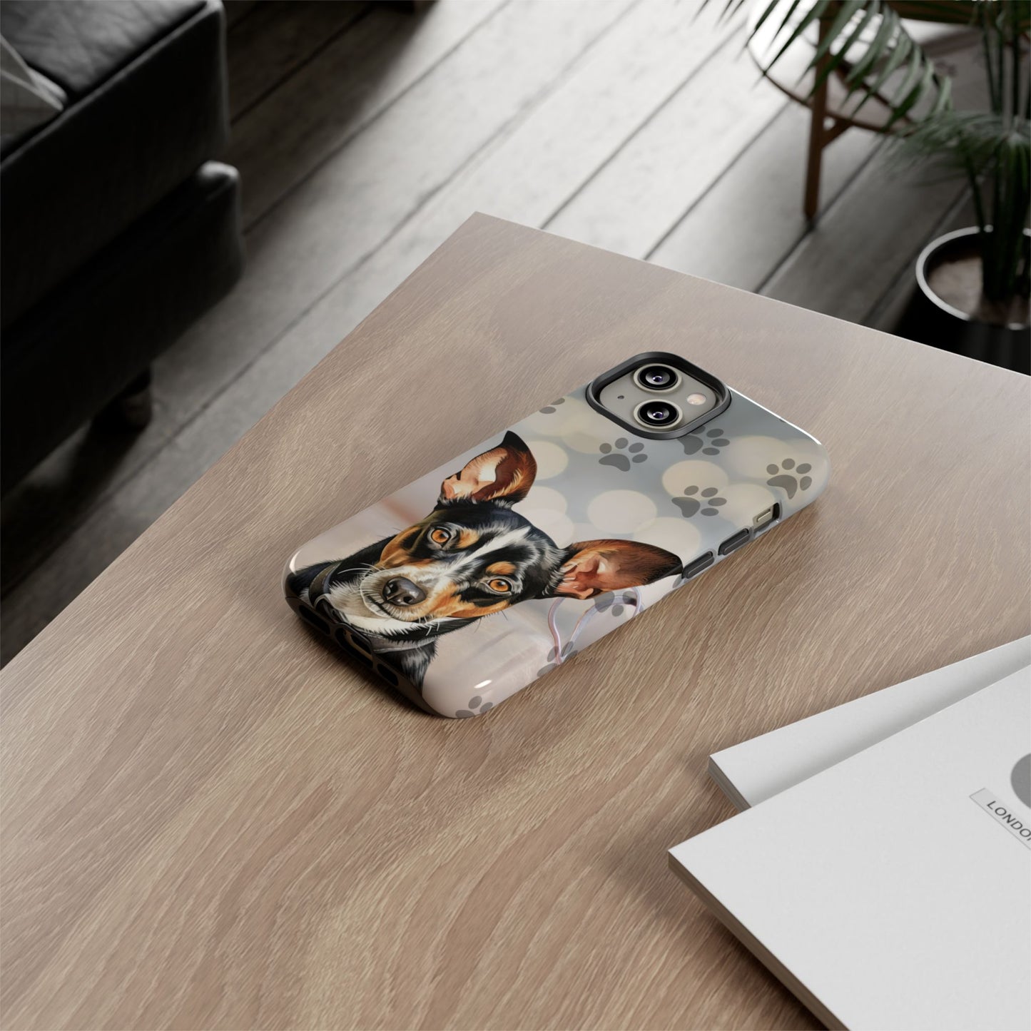 Rat Terrier by Tough Cases a (Apple iPhone, Samsung Galaxy, and Google Pixel)