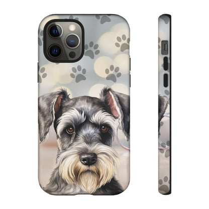 Miniature Schnauzer by Tough Cases (Apple iPhone, Samsung Galaxy, and Google Pixel)