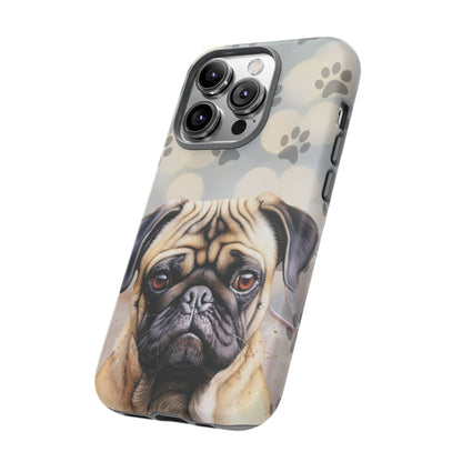 Pug Phone Case by Tough Cases (Apple iPhone, Samsung Galaxy, and Google Pixel)