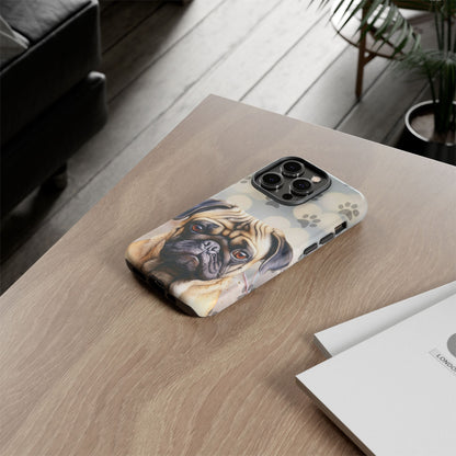 Pug Phone Case by Tough Cases (Apple iPhone, Samsung Galaxy, and Google Pixel)