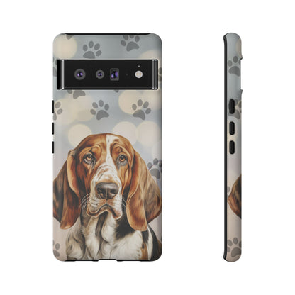 Basset Hound Phone Case by Tough Cases (Apple iPhone, Samsung Galaxy, and Google Pixel)