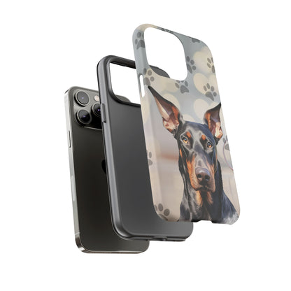 Doberman Phone Case by Tough Cases (Apple iPhone, Samsung Galaxy, and Google Pixel)