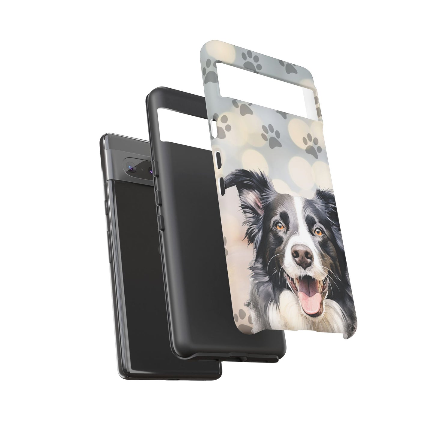 Border Collie Phone Case by Tough Cases (Apple iPhone, Samsung Galaxy, and Google Pixel)