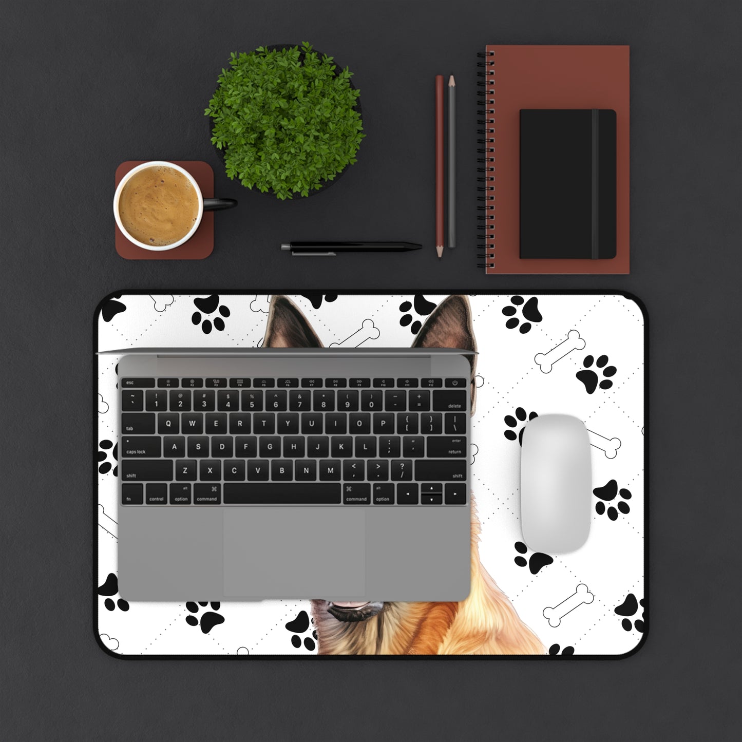 Belgian Malinois Desk Mat
