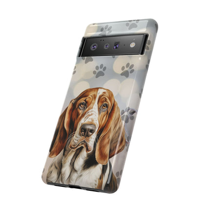 Basset Hound Phone Case by Tough Cases (Apple iPhone, Samsung Galaxy, and Google Pixel)