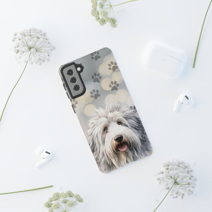 Old English Sheepdog by Tough Cases (Apple iPhone, Samsung Galaxy, and Google Pixel devices)