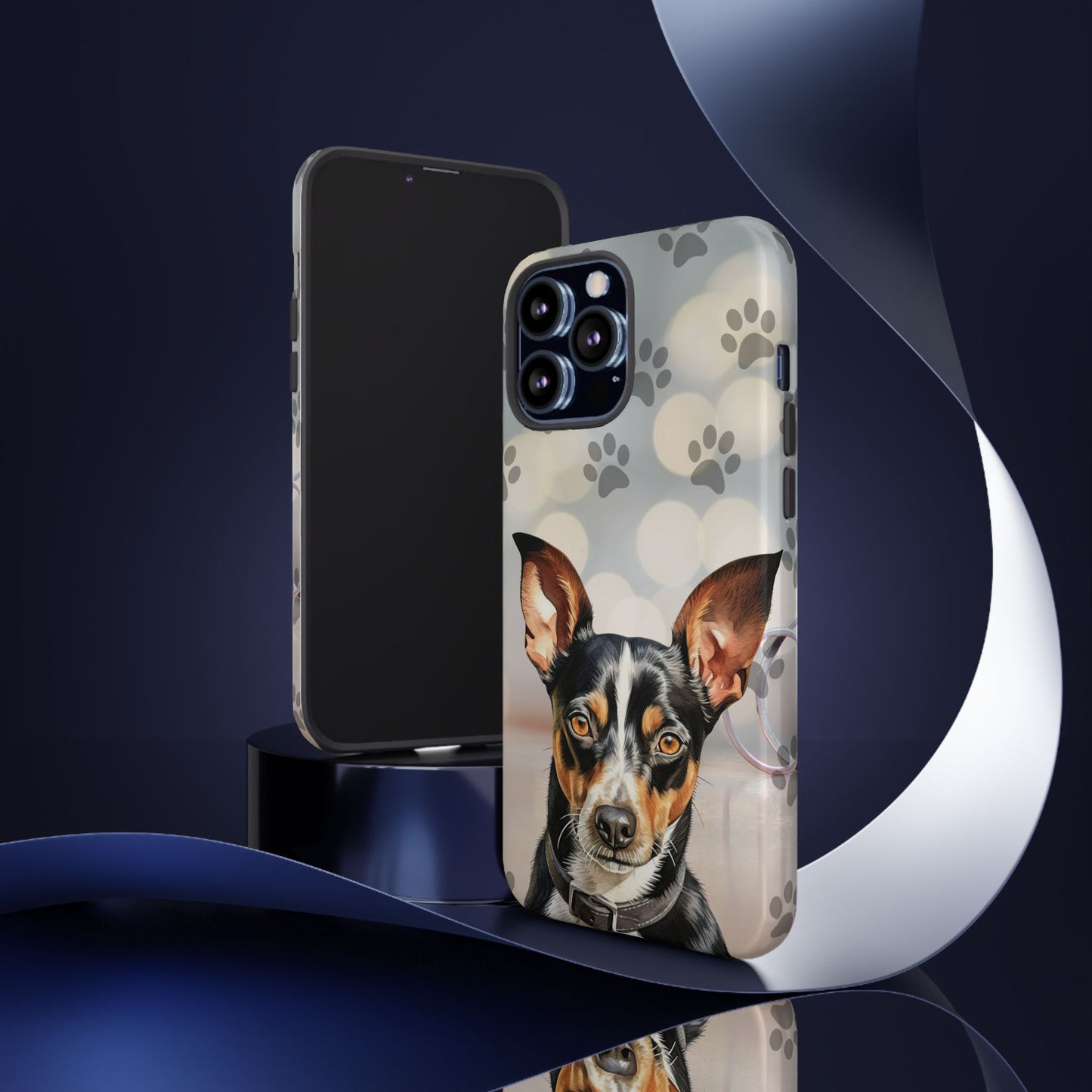 Rat Terrier by Tough Cases a (Apple iPhone, Samsung Galaxy, and Google Pixel)