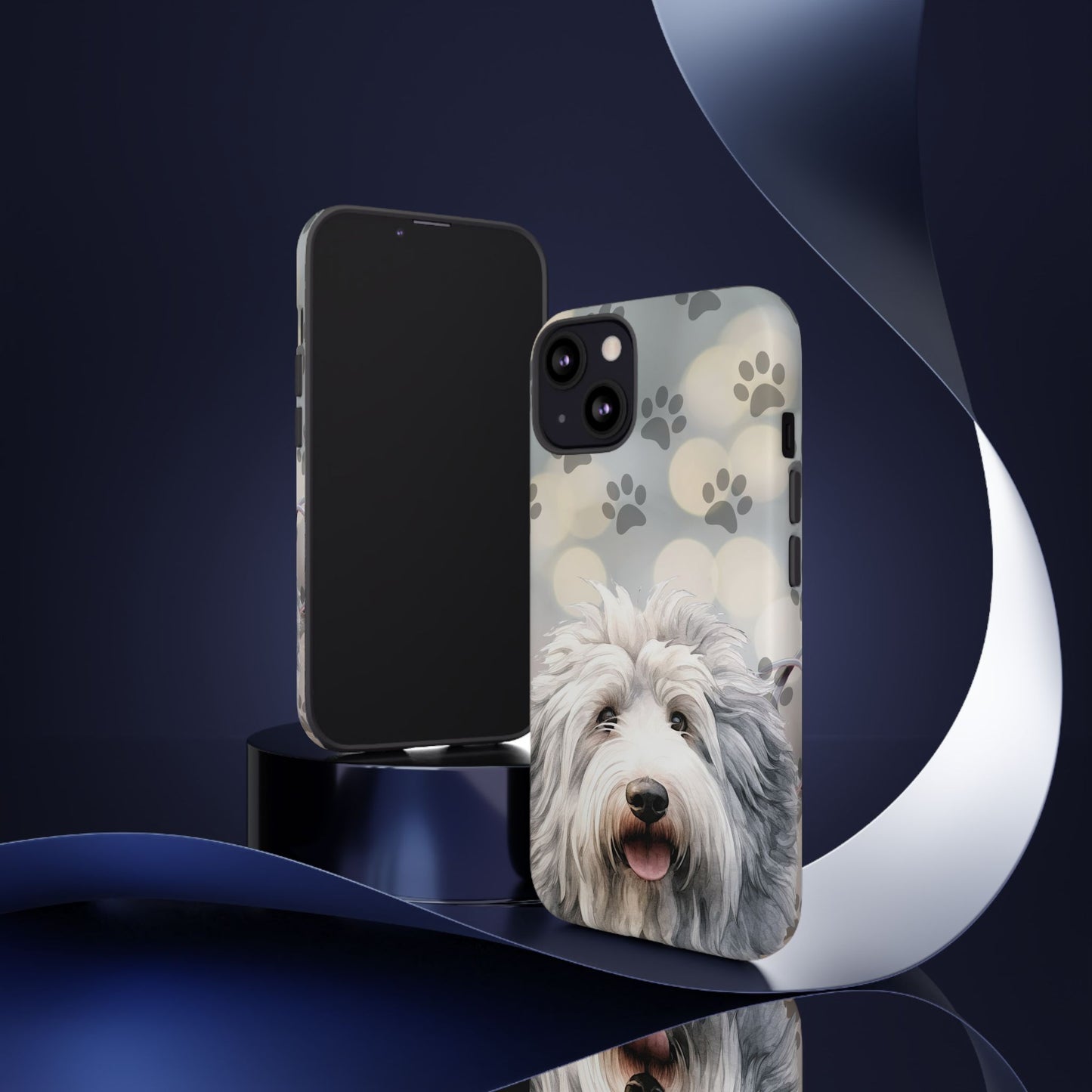 Old English Sheepdog by Tough Cases (Apple iPhone, Samsung Galaxy, and Google Pixel devices)