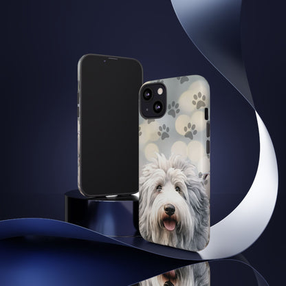 Old English Sheepdog by Tough Cases (Apple iPhone, Samsung Galaxy, and Google Pixel devices)