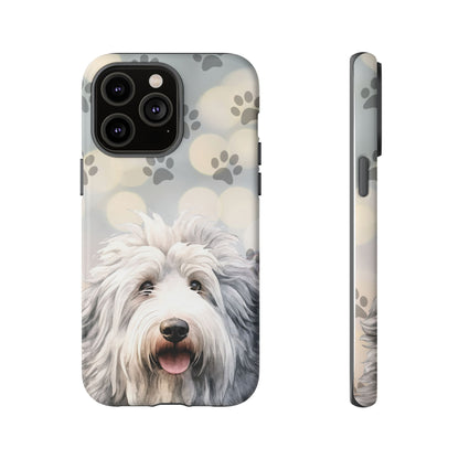 Old English Sheepdog by Tough Cases (Apple iPhone, Samsung Galaxy, and Google Pixel devices)