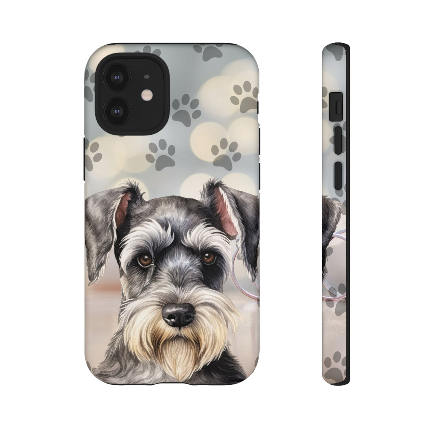 Miniature Schnauzer by Tough Cases (Apple iPhone, Samsung Galaxy, and Google Pixel)