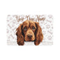 Sussex Spaniel Personalized Pet Food Mat, Custom Dog Food Mat, Dog Feeding Mat, Cute Pet Mat, Dog Lovers Gift