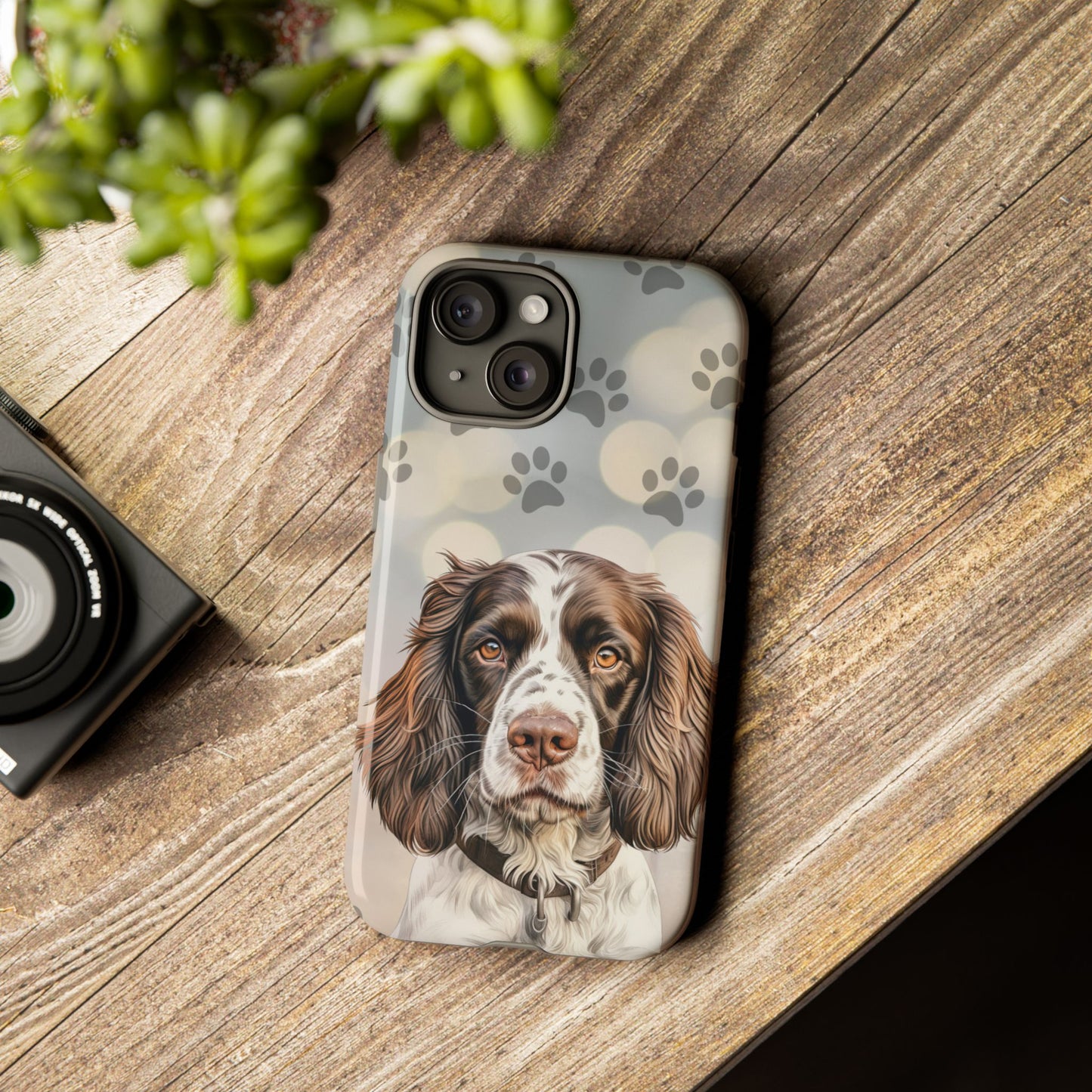English Springer Spaniel Phone Case by Tough Cases (Apple iPhone, Samsung Galaxy, and Google Pixel)