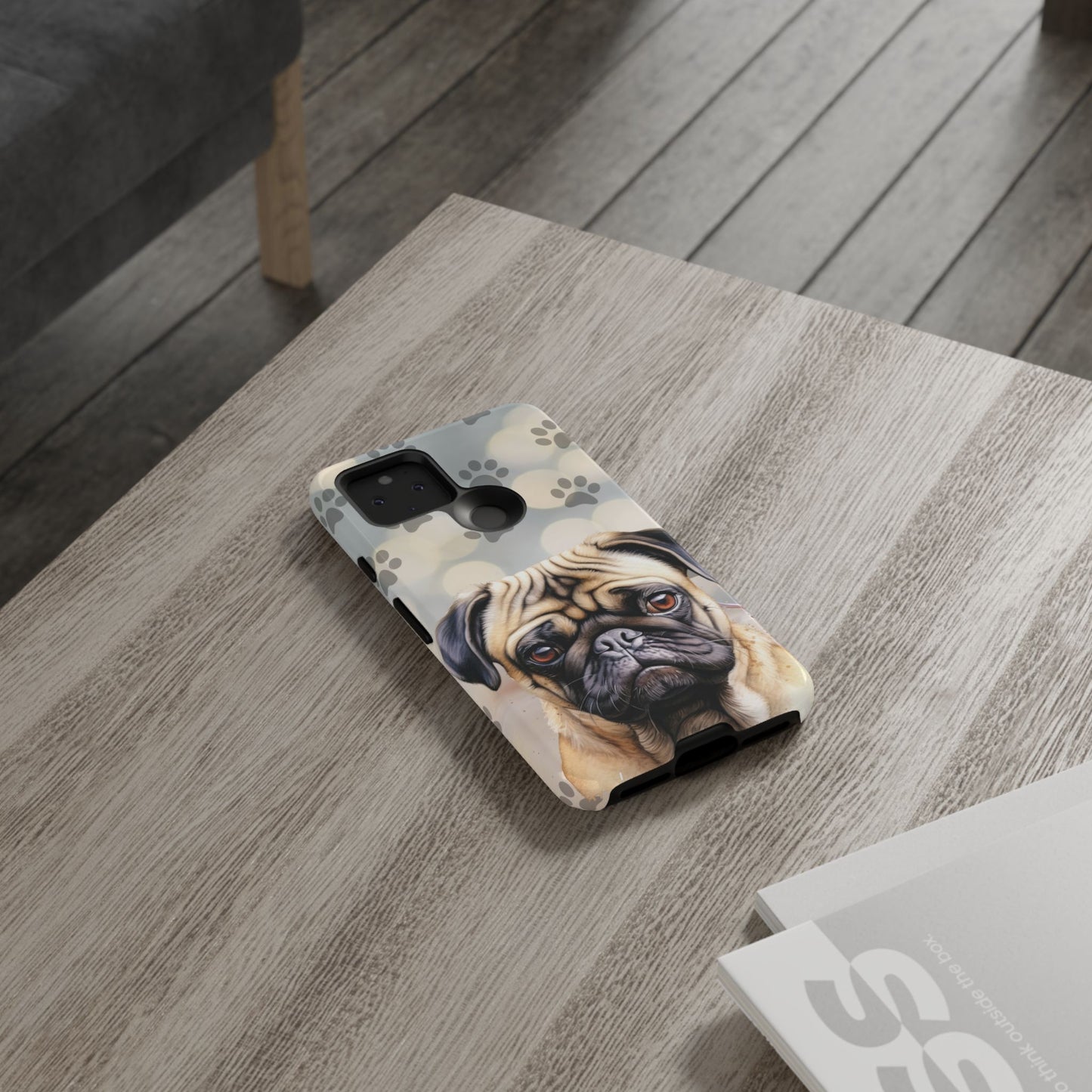 Pug Phone Case by Tough Cases (Apple iPhone, Samsung Galaxy, and Google Pixel)